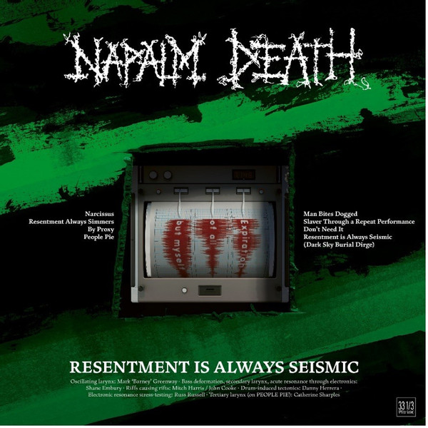 NAPALM DEATH – Announce ‘Resentment is Always Seismic – a final throw of Throes’